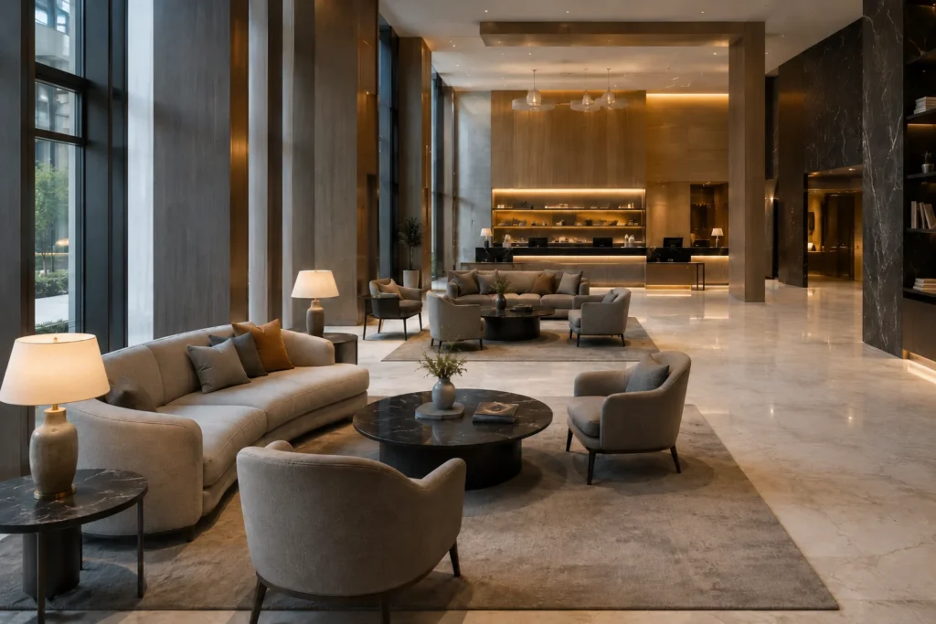 Hotel Lobby Furniture Guide: Seating, Reception & Public Areas