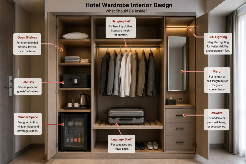 Hotel Wardrobe Design Guide for Guest Rooms